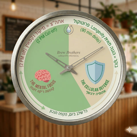 פרוטוקול 90 הדקות: למה קפה -Longevity הם השילוב המנצח לבריאות ומיקוד