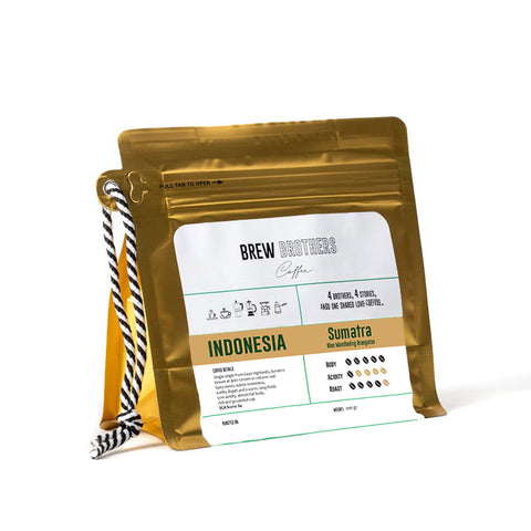 Indonesia Sumatra- פולי קפה אינדונזיה - סומטרה בלו מנדלינג אורנג אוטן