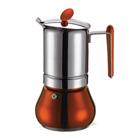 ANNETA G.A.T מקינטה ג'יאטי דגם אנטה 4 כוסות נירוסטה - צבע נחושת