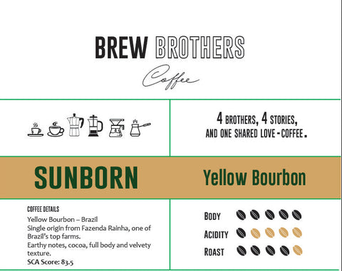 Yellow Bourbon -פולי קפה ברזיל