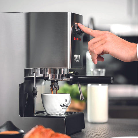 Gaggia Classic E24 - מכונת אספרסו ידנית - כסופה