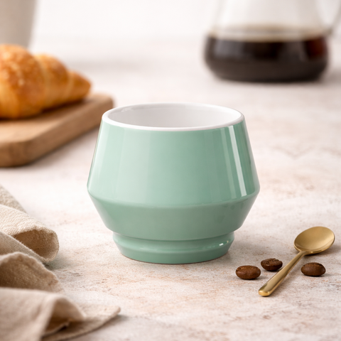 ספל אספרסו 70 מ"ל מקולקציית מניקו בצבע אקווה מרינה בגוון טורקיז סט 4 כוסות CLUB HOUSE