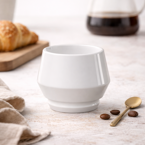 ספל אספרסו 70 מ"ל מקולקציית מניקו בצבע לבן - סט 4 כוסות CLUB HOUSE