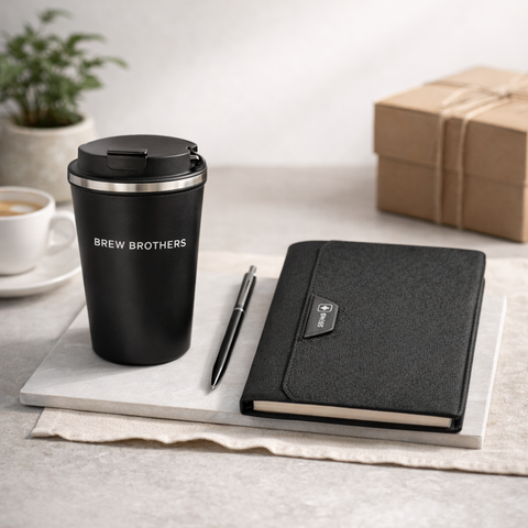 מארז קפה יומי - כוס + מחברת