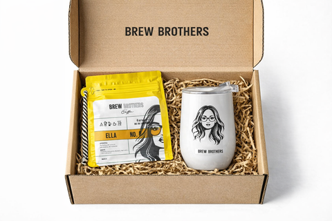 מארז שקית קפה וכוס טרמית